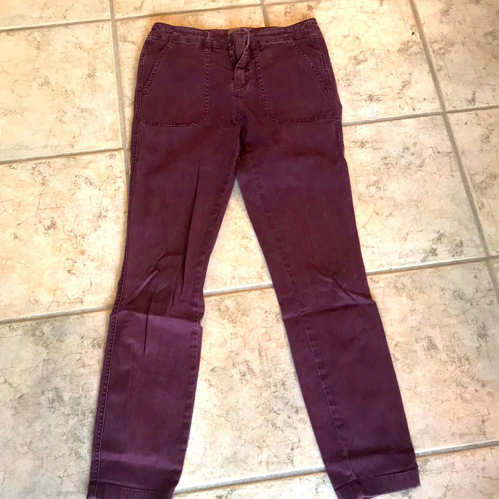 Jcrew burgundy pants